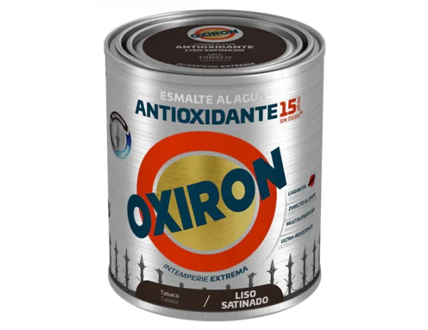 oxiron esmalte liso satinado antioxidante agua