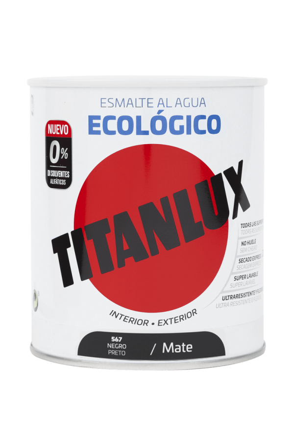 ESMALTE ECOLOGICO MATE TITANLUX 0% DISOLVENTES