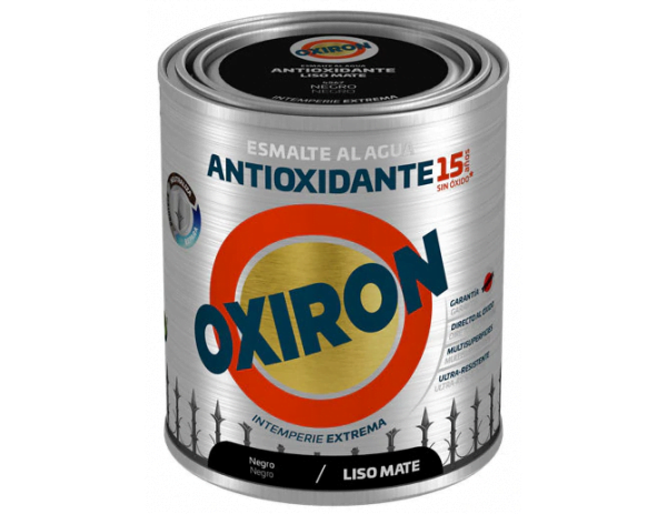 oxiron esmalte liso mate antioxidante agua