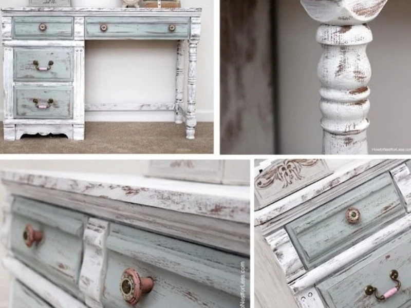 pintura chalkpaint barcelona mueblerestaurado blancovintage