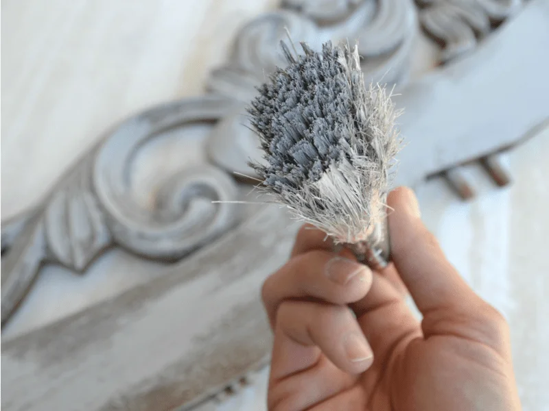 pintura chalkpaint barcelona mueblerestaurado pincel