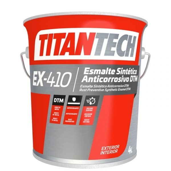 esmalte titantech ex 410 sintetico anticorrosivo 4L