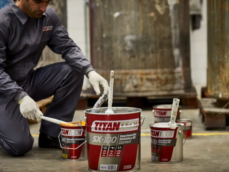 pinturas titantech barcelona latas