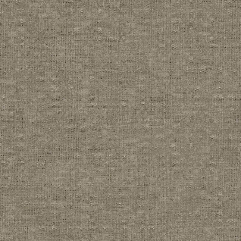 Papel pintado liso efecto lino marrón topo – Sintesi 27589