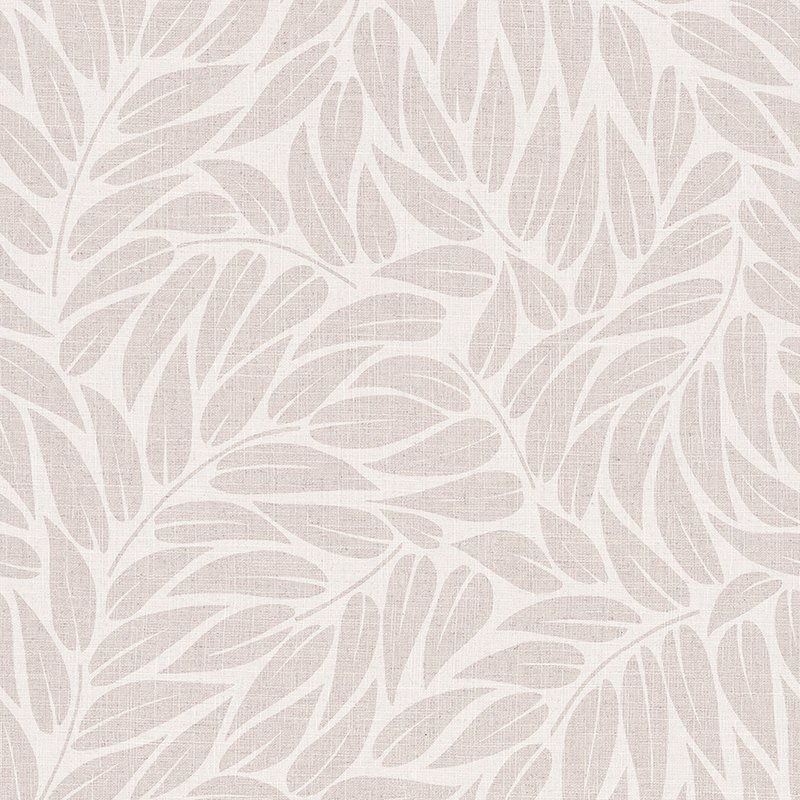 Papel pintado hojas estilizadas rosa claro – Bango 35792