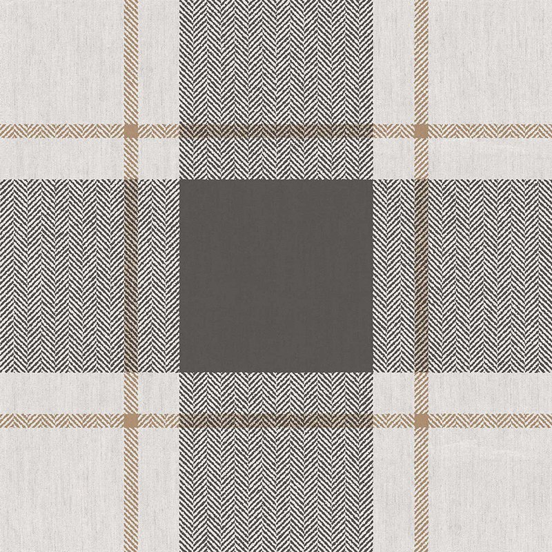 Papel pintado cuadros escoceses grandes gris oscuro – Top Stripes 38409