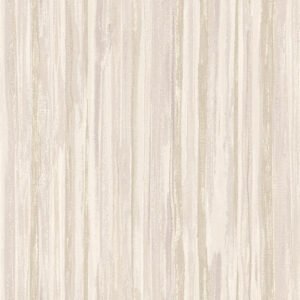 Papel pintado rayas irregulares efecto madera blanco y beige – Textura 66210